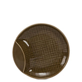 Colour Walnut Flat Bowl